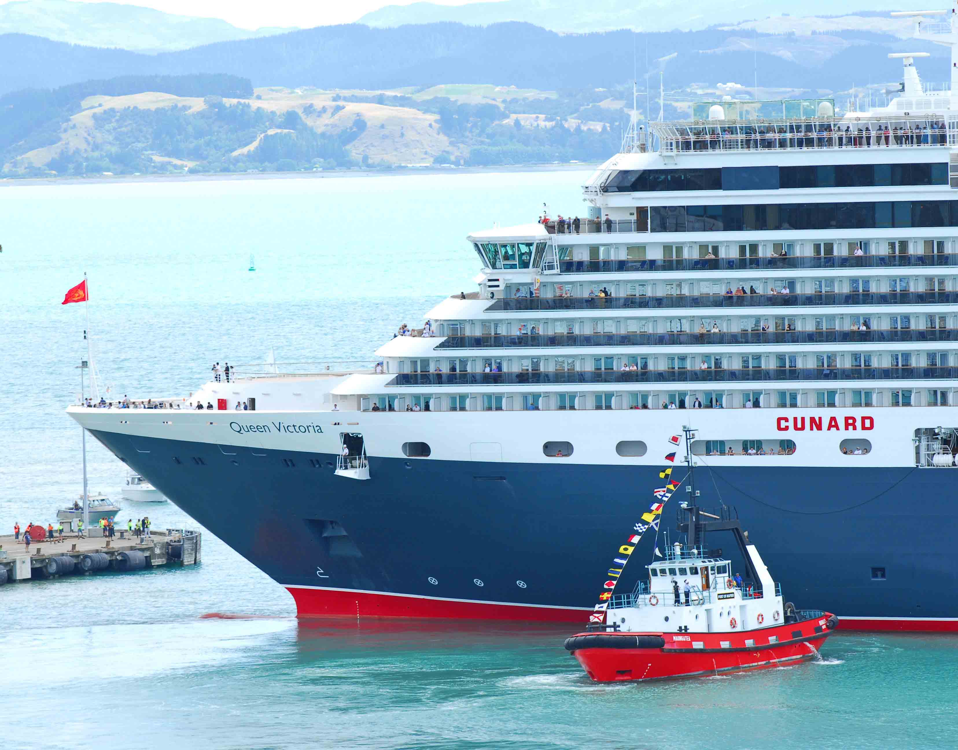 cruise ships in napier port today